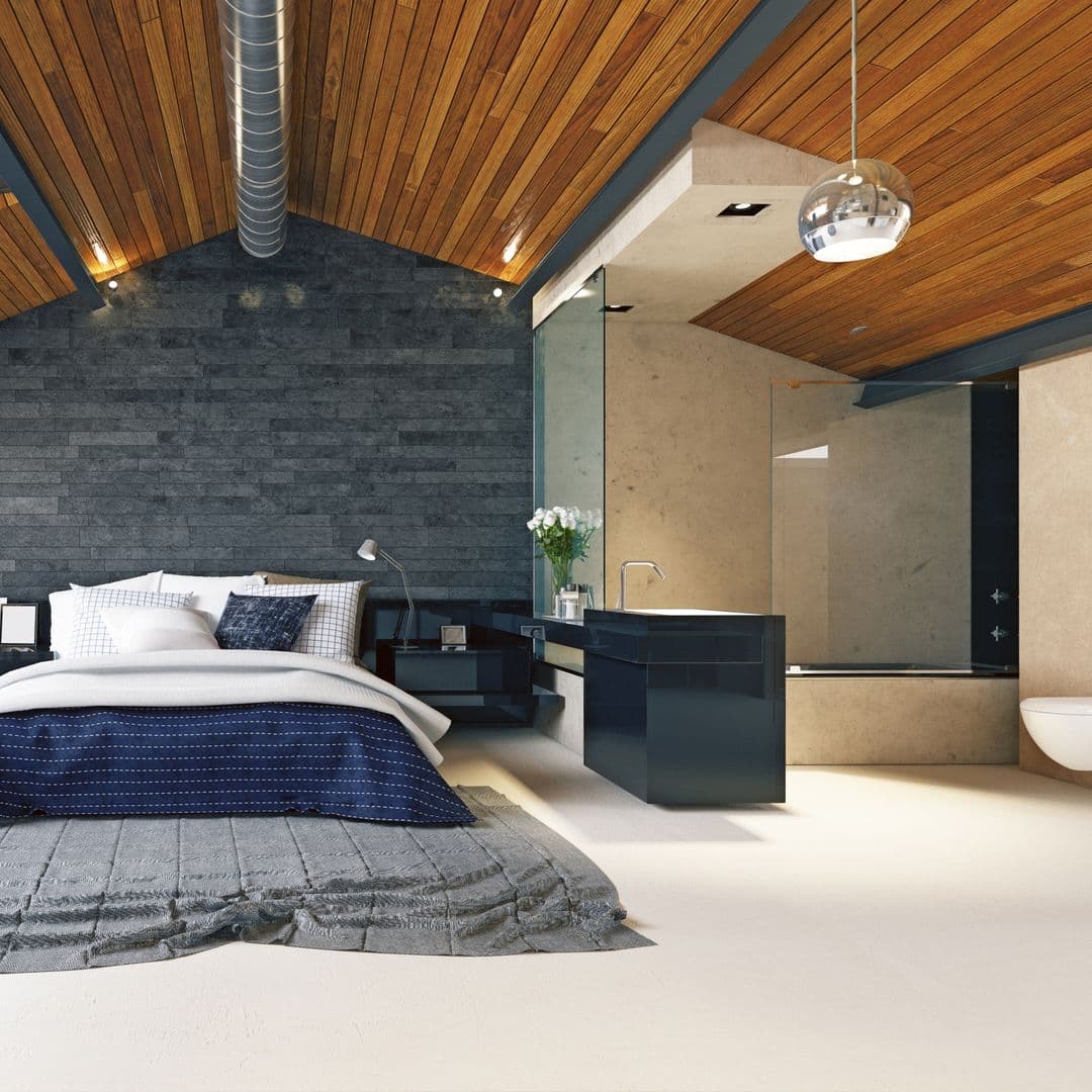 Schlafzimmer Urban im Dachgeschoss