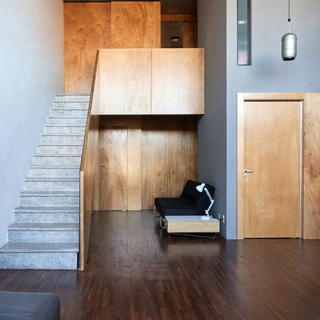 Steintreppe in Marmor WeiΓ