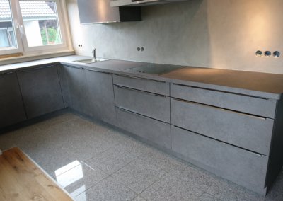 Keuken in betonlook