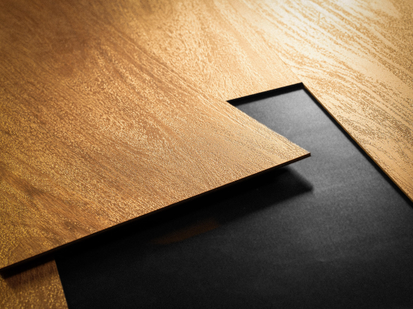 Door with material