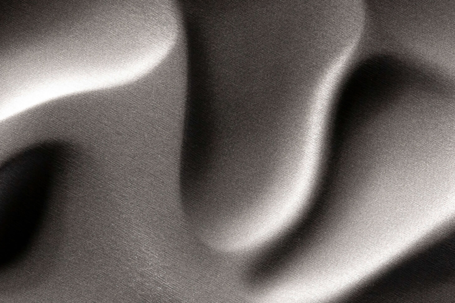 3D Metallicfolie geborsteld aluminium antraciet, dikte 0,2 mm (=26,00€ / m2) Hittebescherming tot 150 °C (150 x 50 cm) met montagehandleiding