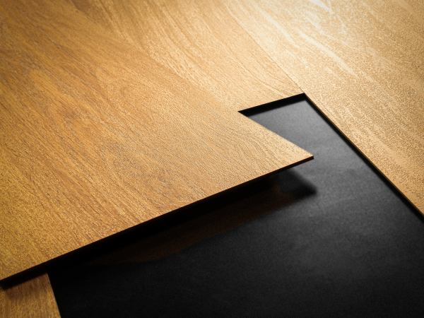 Door with material