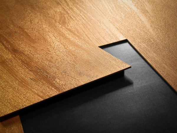 Door with material