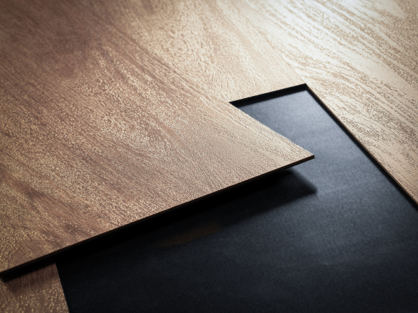 Door with material
