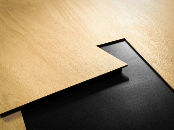 Door with material